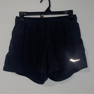 Saucony XS Women's Black running Shorts